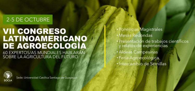Pesquisa é apresentada no VII Congresso Latino Americano de Agroecologia no Equador