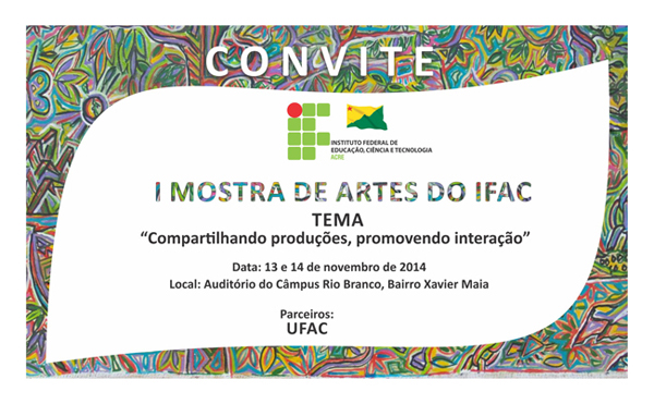 convite_I Mostra_de_artesIFAC